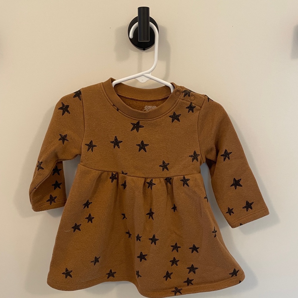 Little Co by Lauren Conrad Star sweatshirt dress 9m